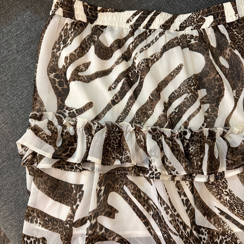 Animal print storia skirt